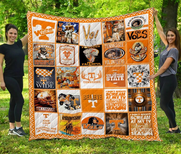 Tennessee Volunteers Quilt Blanket Ver 5 – Home