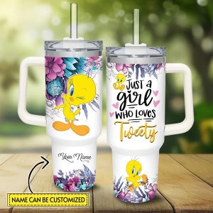 Tweety bird  Curved Tumbler 3