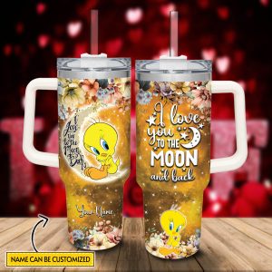 Tweety bird  Curved Tumbler 4