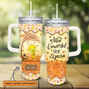 Tweety bird  Curved Tumbler 1