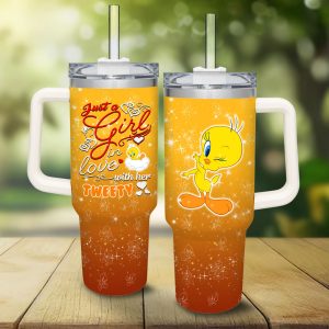 Tweety bird  Curved Tumbler 2